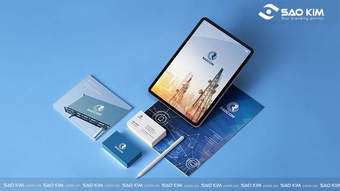 RADCOM - Thiết kế logo, bộ CIP Công ty RADCOM Việt Nam